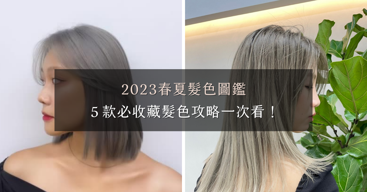 2023春夏髮色圖鑑！5款必收藏髮色攻略一次看！
